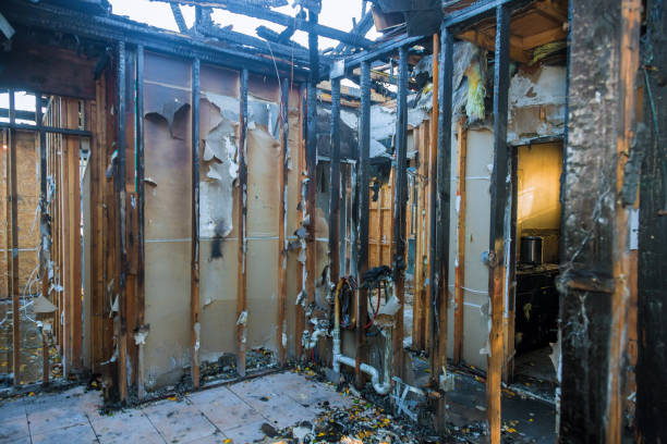 Professional Emergency Fire Cleanup technician working in Monmouth, IL
